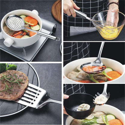 The Steel Essential Cooking Utensil Set